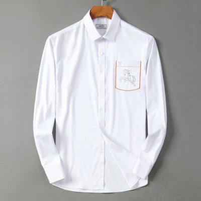 [에르메스]Hermes 2020 Mens Classic Cotton Tshirts - 에르메스 2020 남성 클래식 코튼 셔츠 Her0377x.Size(m - 3xl).화이트
