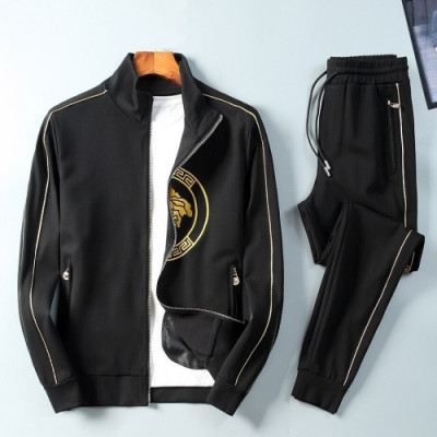 [베르사체]Versace 2020 Mens Medusa Silket Training Clothes&Pants - 베르사체 2020 남성 메두사 실켓 트레이닝복&팬츠 Ver0505.Size(m - 3xl).블랙