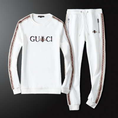 [구찌]Gucci 2020 Mens Logo Casual Training Clothes&Pants - 구찌 2020 남성 로고 캐쥬얼 트레이닝복&팬츠 Guc02041x.Size(m - 4xl).화이트