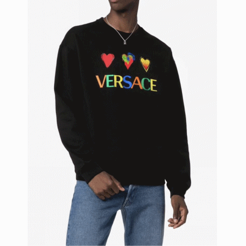 [베르사체]Versace 2020 Mens Hearts Cotton Training Clothes&Pants - 베르사체 2020 남성 하트 코튼 트레이닝복&팬츠 Ver0513x.Size(s - 3xl).블랙
