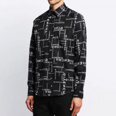 [지방시]Givenchy 2020 Mens Logo Casual Cotton Tshirts - 지방시 2020 남성 로고 캐쥬얼 코튼 셔츠 Giv0295x.Size(m - 3xl).블랙