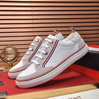 Thom Brown 2019 Mens Leather Sneakers - 톰브라운 2019 남성용 레더 스니커즈 THOMS0024,Size(240 - 270).화이트