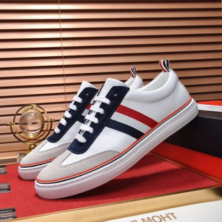 Thom Brown 2019 Mens Leather Sneakers - 톰브라운 2019 남성용 레더 스니커즈 THOMS0025,Size(240 - 270).화이트
