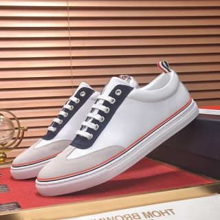 Thom Brown 2019 Mens Leather Sneakers - 톰브라운 2019 남성용 레더 스니커즈 THOMS0031,Size(240 - 270).화이트
