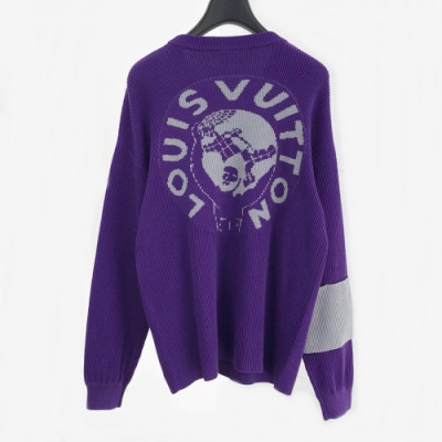 [루이비통]Louis vuitton 2020 Mens Logo Crew-neck Sweaters - 루이비통 2020 남성 로고 크루넥 스웨터 Lou01661x.Size(m - 3xl).퍼플