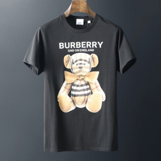 [버버리]Burberry 2020 Mm/Wm Logo Cotton Short Sleeved Tshirts - 버버리 2020 남자 로고 코튼 반팔티 Bur02120x.Size(m - 3xl).블랙