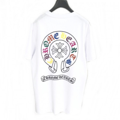 [크롬하츠]Chrome hearts 2020 Mm/Wm Logo Casual Cotton Tshirts - 크롬하츠 2020 남자 로고 캐쥬얼 코튼 반팔티 Chr0134x.Size(s - 2xl).화이트
