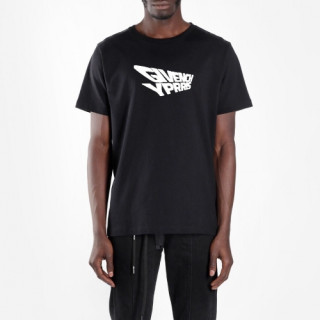 [지방시]Givenchy 2020 Mm/Wm Logo Cotton Crew-neck Short Sleeved Tshirts - 지방시 2020 남성 로고 코튼 크루넥 반팔티 Giv0356x.Size(xs - m). 블랙