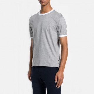 [톰브라운]Thom Browne 2020 Mm/Wm Casual Cotton Short Sleeved Tshirts - 톰브라운 2020 남자 로고 코튼 반팔티 Tho0571x.Size(s - xl).그레이