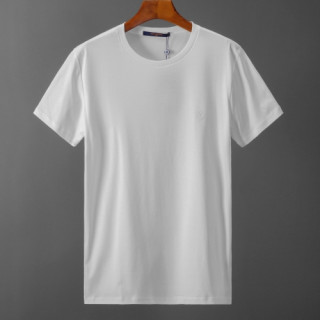 [루이비통]Louis vuitton 2020 Mens Crew-neck Silket Short Sleeved Tshirts - 루이비통 2020 남성 크루넥 실켓 반팔티 Lou01708x.Size(s - 2xl).화이트