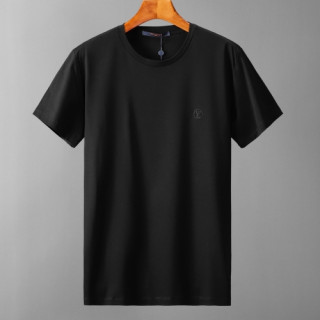 [루이비통]Louis vuitton 2020 Mens Crew-neck Silket Short Sleeved Tshirts - 루이비통 2020 남성 크루넥 실켓 반팔티 Lou01709x.Size(s - 2xl).블랙