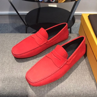 Tod's 2020 Mens Leather Loafer - 토즈 2020 남성용 레더 로퍼 TODS0057.Size(240 - 270).레드