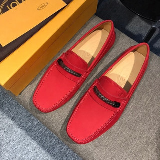 Tod's 2020 Mens Leather Loafer - 토즈 2020 남성용 레더 로퍼 TODS0061.Size(240 - 270).레드