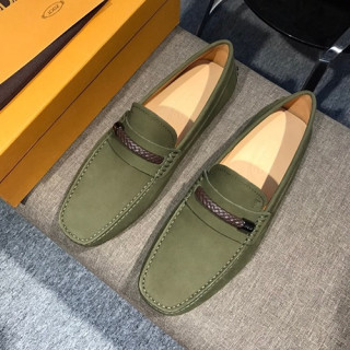 Tod's 2020 Mens Leather Loafer - 토즈 2020 남성용 레더 로퍼 TODS0062.Size(240 - 270).카키