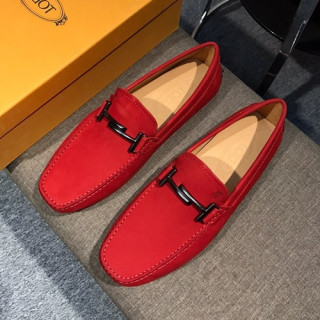 Tod's 2020 Mens Leather Loafer - 토즈 2020 남성용 레더 로퍼 TODS0066.Size(240 - 270).레드