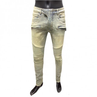 [발망]Balmain 2020 Mens Trendy Denim Jeans - 발망 2020 남성 트렌디 데님 청바지 Bam0091x.Size(29 - 40).그레이