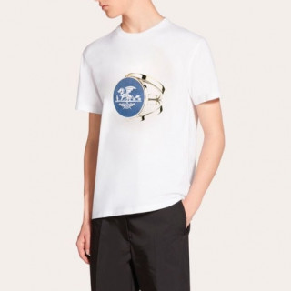 [에르메스]Hermes 2020 Mens Crew-neck Silket Short Sleeved Tshirts - 에르메스 2020 남성 크루넥 실켓 반팔티 Her0406x.Size(m - 2xl).화이트