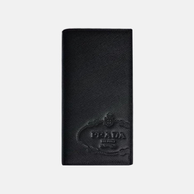 Prada 2020 Saffiano Mens Wallet, 2MV836 - 프라다 2020 사피아노 남성용 장지갑,PRAW0154,19CM.블랙