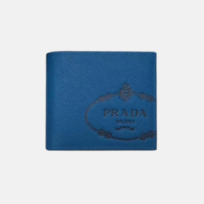 Prada 2020 Saffiano Mens Wallet, 2M0513 - 프라다 2020 사피아노 남성용 반지갑,PRAW0157,11CM.블루