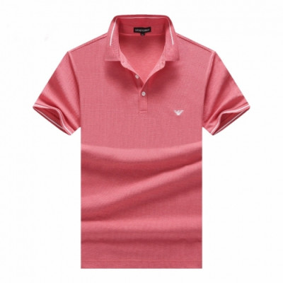 [알마니]Armani 2020 Mens Logo Cotton Short Sleeved Polo Tshirts - 알마니 2020 남성 로고 코튼 폴로 반팔티 Arm0647x.Size(m - 3xl).핑크
