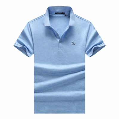 Ermenegildo Zegna 2020 Mens Business Polo Short Sleeved Tshirts - 에르메네질도 제냐 2020 남성 비지니스 폴로 반팔티 Zeg0173x.Size(m - 3xl).블루