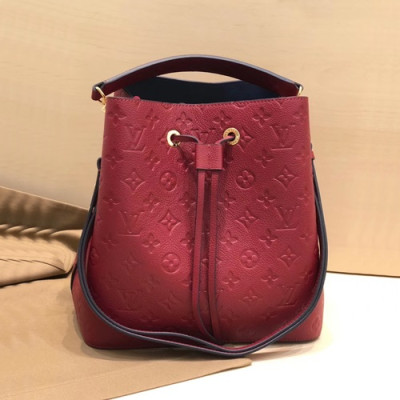 Louis Vuitton 2020 Neonoe Leather Shoulder Bag,26cm - 루이비통 2020 네오노에 레더 숄더백 M45256,LOUB1971,26cm,와인