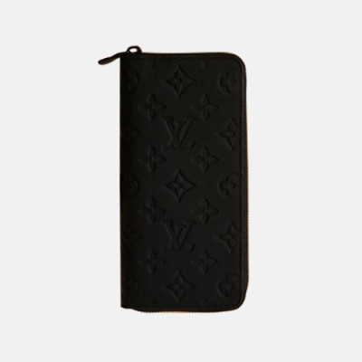 Louis Vuitton 2020 Leather Zip Round Wallet M69049 - 루이비통 2020 남성용 레더 지퍼 라운드 장지갑,LOUW0395,Size(19cm),블랙