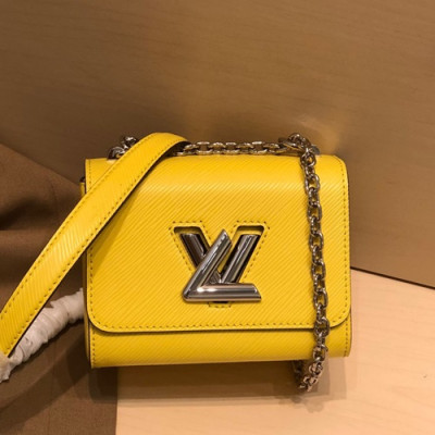 Louis Vuitton 2020 Leather Twist Mini Shouder Bag,15.5cm - 루이비통 2020 레더 트위스트 미니 숄더백 ,M56120,LOUB1992,15.5cm,옐로우