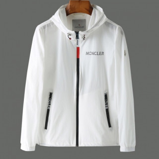 [몽클레어]Moncler 2020 Mens Logo Casual Windproof Jackets - 몽클레어 2020 남성 로고 캐쥬얼 방풍 자켓 Moc01590x.Size(m - 2xl).화이트