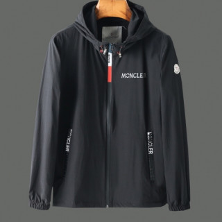 [몽클레어]Moncler 2020 Mens Logo Casual Windproof Jackets - 몽클레어 2020 남성 로고 캐쥬얼 방풍 자켓 Moc01591x.Size(m - 2xl).블랙