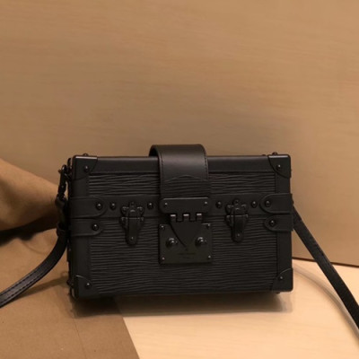 Louis Vuitton 2020 Petite Malle Shoulder Bag,20cm - 루이비통 2020 쁘띠뜨 말 숄더백 M55895,LOUB2001,20cm,블랙