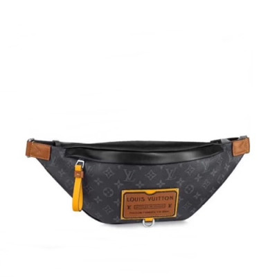 Louis Vuitton 2020 Leather Bumbag Hip Sack,37cm - 루이비통 2020 남여공용 레더 범백 힙색, M45220,LOUB2002,37cm,블랙