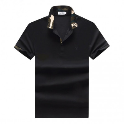 [발렌티노]Valentino 2020 Mens Logo Crew-neck Short Sleeved Tshirts - 발렌티노 2020 남성 로고 크루넥 반팔티 Val0385x.Size(m - 3xl).블랙