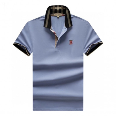 [버버리]Burberry 2020 Mens Logo Silket Short Sleeved Polo Tshirts - 버버리 2020 남성 로고 실켓 폴로 반팔티 Bur02503x.Size(m - 3xl).소라