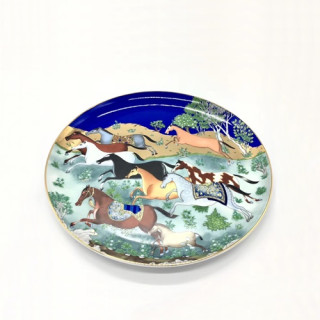 Hermes 2020 Ceramic Dessert Plate - 에르메스 2020 세라믹 디저트 플레이트 , SHYP0019,블루