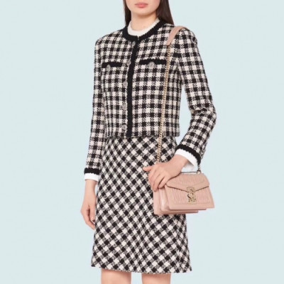 [미우미우]Miumiu 2020 Ladies Tweed Jackets&Skirts - 미우미우 2020 여성 트위드 자켓&스커트 Miu0189x.Size(s - l).블랙