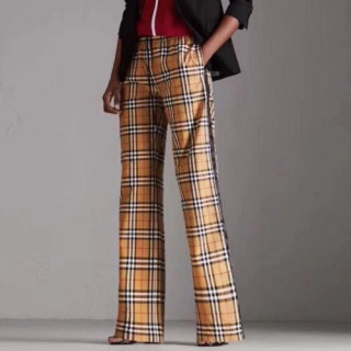 [버버리]Burberry 2020 Womens Vintage Classic Cotton Pants - 버버리 2020 여성 빈티지 클래식 코튼 팬츠 Bur02555x.Size(s - xl).카멜