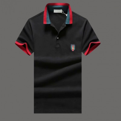 [매장판]Gucci 2020 Mens Logo Silket Short Sleeved Tshirts - 구찌 2020 남성 로고 실켓 반팔티 Guc02688x.Size(m - 3xl).블랙
