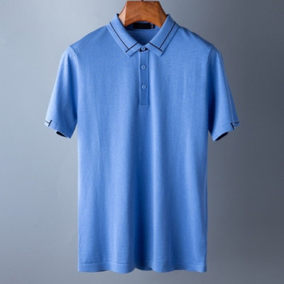 Ermenegildo Zegna 2020 Mens Business Short Sleeved Polo Tshirts - 에르메네질도 2020 제냐 남성 비지니스 반팔티 Zeg0178x.Size(m - 3xl).블루