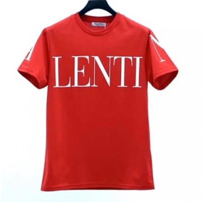 [발렌티노]Valentino 2020 Mens Logo Crew-neck Short Sleeved Tshirts - 발렌티노 2020 남성 로고 크루넥 반팔티 Val0390x.Size(m - 3xl).레드