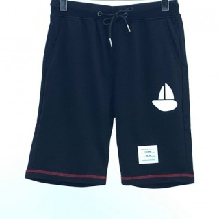 [톰브라운]Thom Browne 2020 Mens Casual Logo Training Short Pants - 톰브라운 남성 캐쥬얼 로고 트레이닝 반바지 Tho0735x.Size(m - 3xl).네이비