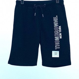 [톰브라운]Thom Browne 2020 Mens Casual Logo Training Short Pants - 톰브라운 남성 캐쥬얼 로고 트레이닝 반바지 Tho0736x.Size(m - 3xl).네이비