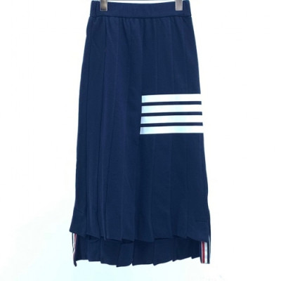 [톰브라운]Thom Browne 2020 Womens Classic Long Skirts - 톰브라운 2020 여성 클래식 롱 스커트 Thom0742x.Size(s - l).네이비