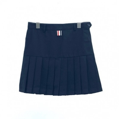 [톰브라운]Thom Browne 2020 Womens Classic Cotton Skirts - 톰브라운 2020 여성 클래식 코튼 스커트 Thom0745x.Size(s - xl).블랙