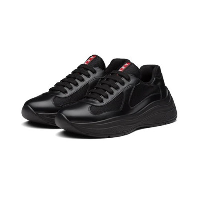 [매장판]Prada 2020 Mens Leather Sneakers - 프라다 2020 남성용 레더 스니커즈,PRAS0418,Size(240 - 270).블랙