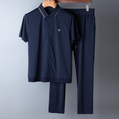 [디올]Dior 2020 Mens Casual Training Short Sleeved Clothes&Pants - 디올 2020 남성 캐쥬얼 반팔 트레이닝복&팬츠 Dio0668x.Size(m - 3xl).블랙