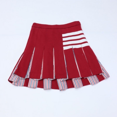 [톰브라운]Thom Browne 2020 Womens Classic Cotton Skirts - 톰브라운 2020 여성 클래식 코튼 스커트 Thom0801x.Size(s - xl).레드