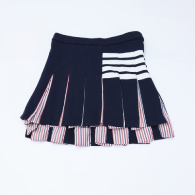 [톰브라운]Thom Browne 2020 Womens Classic Cotton Skirts - 톰브라운 2020 여성 클래식 코튼 스커트 Thom0802x.Size(s - xl).네이비