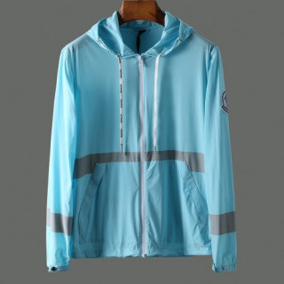 [몽클레어]Moncler 2020 Mens Logo Casual Windproof Jackets - 몽클레어 2020 남성 로고 캐쥬얼 방풍 자켓 Moc01746x.Size(m - 2xl).블루