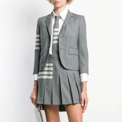 [톰브라운]Thom Browne 2020 Womens Classic Cotton Skirts - 톰브라운 2020 여성 클래식 코튼 스커트 Thom0876x.Size(s - xl).그레이